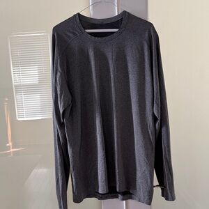 lululemon athletica Dark Gray Long Sleeve Tee